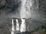 Le cascate del Serio viste dall'Osservatorio faunistico di Maslana (Valbondione) il 20 sett.08 - FOTOGALLERY 